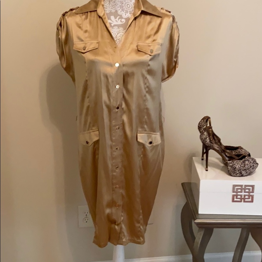 Shirt Dress w Collar